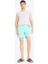 Regular Fit Kısa Boy Cepli File Astarlı Beli Bağcıklı Düz Hafif Kumaş Deniz Şortu E5133AXNS 12