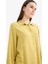 Regular Fit Basic Düz Viskon Uzun Kollu Gömlek Tunik D7352AX25SP 8
