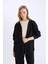 Oversize Geniş Kalıp Kapüşonlu Cepli Basic Düz Fermuarlı Sweatshirt V4233AZ25SP 8