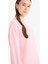 Relax Fit Basic Düz Simli Kumaş Uzun Kollu Tesettür Gömlek Tunik D9759AX25HS 9