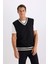Standart Fit V Yaka Triko Suveter E5265AX24WN 9