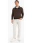 Relax Fit Dik Yaka Fermuarlı Basic Düz Kalın Sweatshirt E5332AX24WN 8