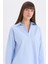 Oversize Geniş Kalıp Basic Düz Oxford Uzun Kollu Gömlek C4597AX25SP 15
