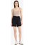 Paperbag Yüksek Bel Geniş Paça Belmando Şort T0883AZ25SM 10