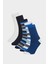 Erkek Çocuk 5'li Pamuklu Uzun Çorap E5529A8NS 8