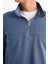 Relax Fit Dik Yaka Fermuarlı Basic Düz Kalın Sweatshirt E5334AX24WN 9