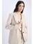 Oversize Geniş Kalıp Düğmeli Basic Düz Blazer Ceket B0490AX25SP 15