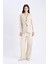 Oversize Geniş Kalıp Düğmeli Basic Düz Blazer Ceket B0490AX25SP 16