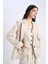 Oversize Geniş Kalıp Düğmeli Basic Düz Blazer Ceket B0490AX25SP 18