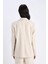 Oversize Geniş Kalıp Düğmeli Basic Düz Blazer Ceket B0490AX25SP 20