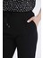 Jogger Pantolon Keten Görünümlü Cepli Yüksek Bel Düz Paça R0433AZ25SP 11