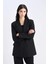 Oversize Geniş Kalıp Ceket Yaka Blazer Ceket C2457AX25SP 17