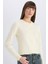 Regular Fit Bisiklet Yaka Basic Düz Düğmeli Soft Touch Yumuşak Triko Hırka E3654AX25SP 6