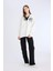 Oversize Geniş Kalıp Kapüşonlu Baskılı Fermuarlı Kalın Sweatshirt E5991AX25SP 7