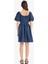 U Yaka Pamuklu Kısa Kollu Mini Yazlık Elbise E5390AX25SM 14