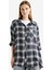 Coool Oversize Geniş Kalıp Kareli Flanel Uzun Kollu Gömlek E4593AX25SP 10