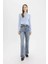 Slim Fit Dar Kesim Bisiklet Yaka Düğmeli Triko Hırka E4613AX25SP 8