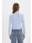 Slim Fit Dar Kesim Bisiklet Yaka Düğmeli Triko Hırka E4613AX25SP 12