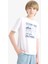 Erkek Çocuk Bisiklet Yaka Baskılı Kısa Kollu Tişört E6315A825HS 11