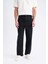 %100 Pamuk Baggy Fit Geniş Kalıp Normal Bel Geniş Paça Siyah Jean Pantolon E5388AX25SP 10