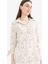 Loose Fit Çiçek Desenli Uzun Kollu Gömlek U3701AZ25SM 8
