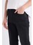 Sergio Regular Fit Esnek Yumuşak Kumaş Normal Kalıp Normal Bel Boru Paça Siyah Jean Pantolon D7335AX25SP 11