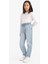 Kız Çocuk Paperbag Standart Paça Jean Pantolon E6181A825AU 8