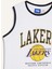 Erkek Çocuk NBA Los Angeles Lakers Bisiklet Yaka Atlet 17