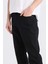Sergio Regular Fit Solmayan Renk Normal Kalıp Normal Bel Boru Paça Siyah Jean Pantolon E6111AX25SP 13