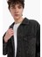 %100 Pamuk Oversize Geniş Kalıp Mevsimlik Baharlık Denim Ceket E5470AX25SP 10