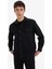%100 Pamuk Regular Fit Jean Uzun Kollu İnce Gömlek E5711AX25SP 10