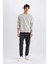 Oversize Geniş Kalıp Bisiklet Yaka Kalın Basic Düz Sweatshirt E5955AX24WN 8