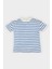 Erkek Bebek Bisiklet Yaka Çizgili Kısa Kollu Tişört E6740A525SM 8