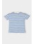 Erkek Bebek Bisiklet Yaka Çizgili Kısa Kollu Tişört E6740A525SM 10