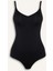 Çıkarılabilir Pedli Siyah Bodysuit Korse-Fall in Love E4743AX25SM 13