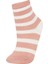 Kız Çocuk 5'li Pamuklu Uzun Çorap E6283A8NS 11