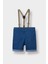 Erkek Bebek Pantolon Askılı Jean Şort C2289A525SM 8
