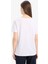%100 Pamuk Regular Fit V Yaka Basic Düz Kısa Kollu Beyaz Tişört W9578AZ25SP 16