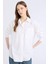 Oversize Geniş Kalıp Tek Cepli Poplin Uzun Kollu Gömlek D9174AX25SP 7
