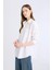 Oversize Geniş Kalıp Tek Cepli Poplin Uzun Kollu Gömlek 10