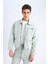 %100 Pamuk Relax Fit Fermuarlı Mevsimlik Baharlık Denim Ceket D8311AX25SP 11