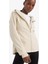 Fit Su Geçirmez Softshell Slim Fit Dar Kesim Kapüşonlu Fermuarlı Cepli Mevsimlik Yağmurluk C4951AX25AU 14