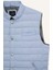 Slim Fit Dar Kesim Çıtçıtlı Kaz Tüyü Yelek E6420AX25SP 20
