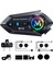 Y12 Motor Kask Kulaklık Rgb Modlu Radyolu Motosiklet Kulaklık 5.3 Bluetooth Intercom - Lisinya 1