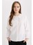 Regular Fit Poplin Uzun Kollu Gömlek Tunik E4355AX25SP 16