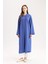 Relax Fit Şal Yaka Krinkıl Kumaş Uzun Kimono E1816AX25SP 13