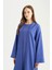 Relax Fit Şal Yaka Krinkıl Kumaş Uzun Kimono E1816AX25SP 15