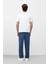 %100 Pamuk Baggy Fit Geniş Kalıp Normal Bel Geniş Paça Jean Pantolon B5783AX25SP 16