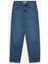%100 Pamuk Baggy Fit Geniş Kalıp Normal Bel Geniş Paça Jean Pantolon B5783AX25SP 17