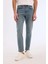 Slim Tapered Fit Dar Kalıp Normal Bel Daralan Paça Jean Pantolon E7108AX25SP 15